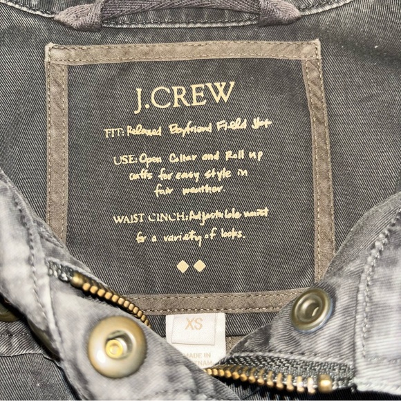J. Crew Factory Field Jacket Size XS Olive Green - Picture 3 of 5